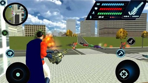 飞翔英雄3d无敌版(superhero) 游戏截图